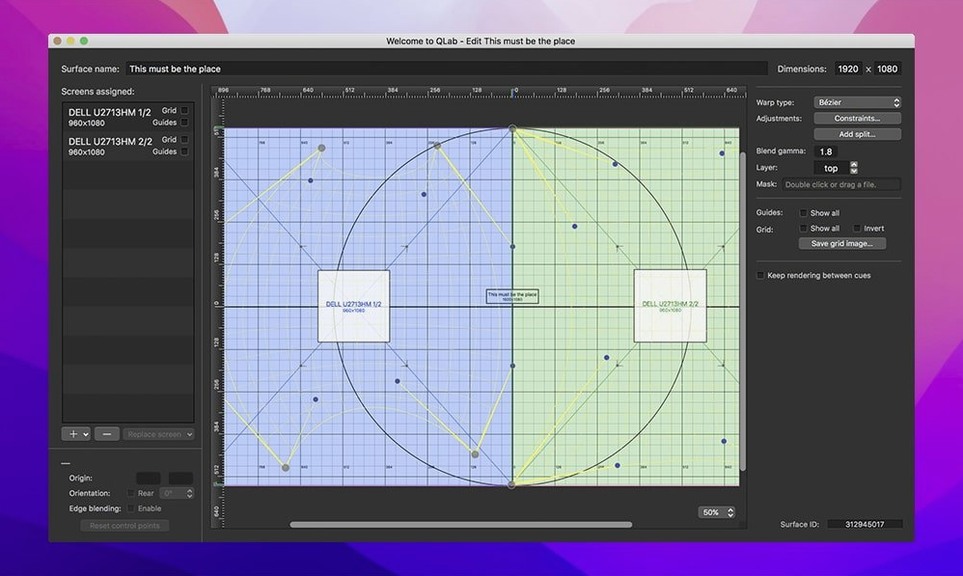 QLab — example 2 QLab macOS window 2