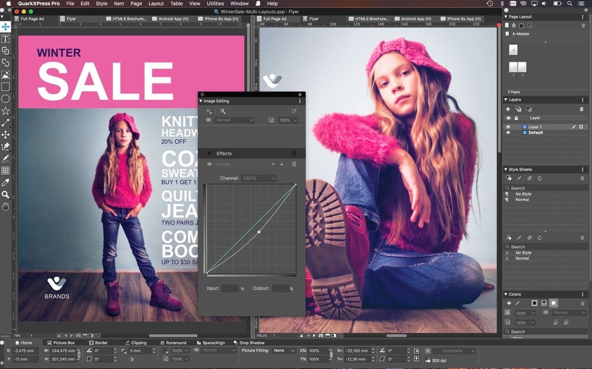 quarkxpress download: the interface