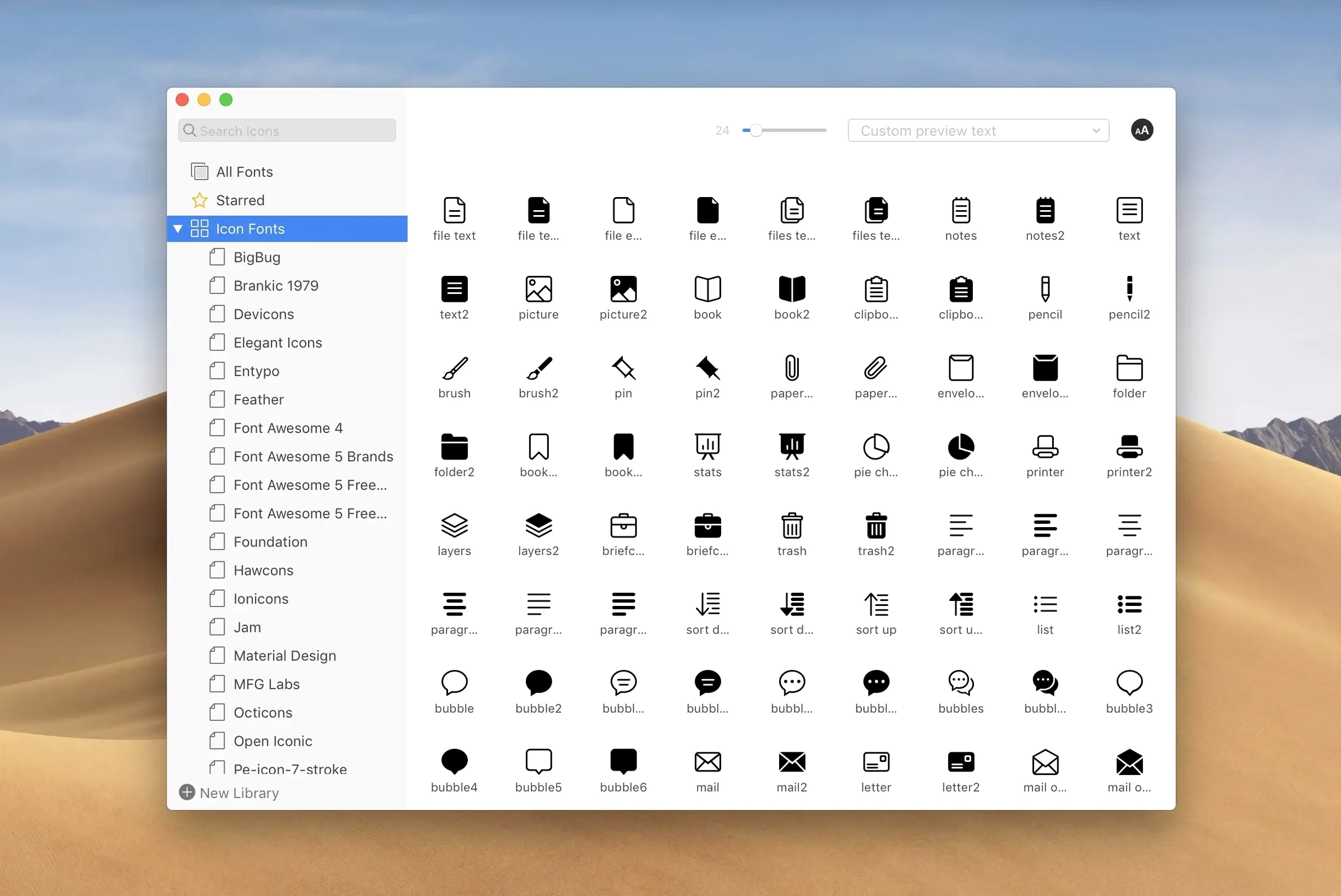 RightFont macOS window 4
