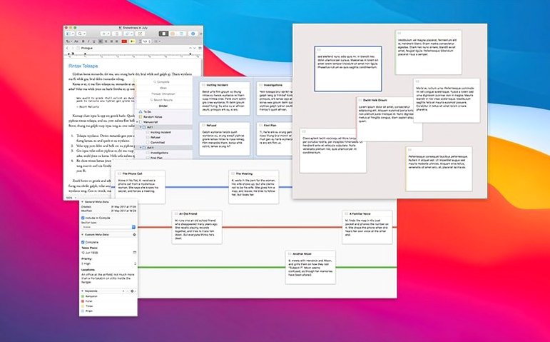 Scrivener walkthrough 4 Scrivener app screen 4