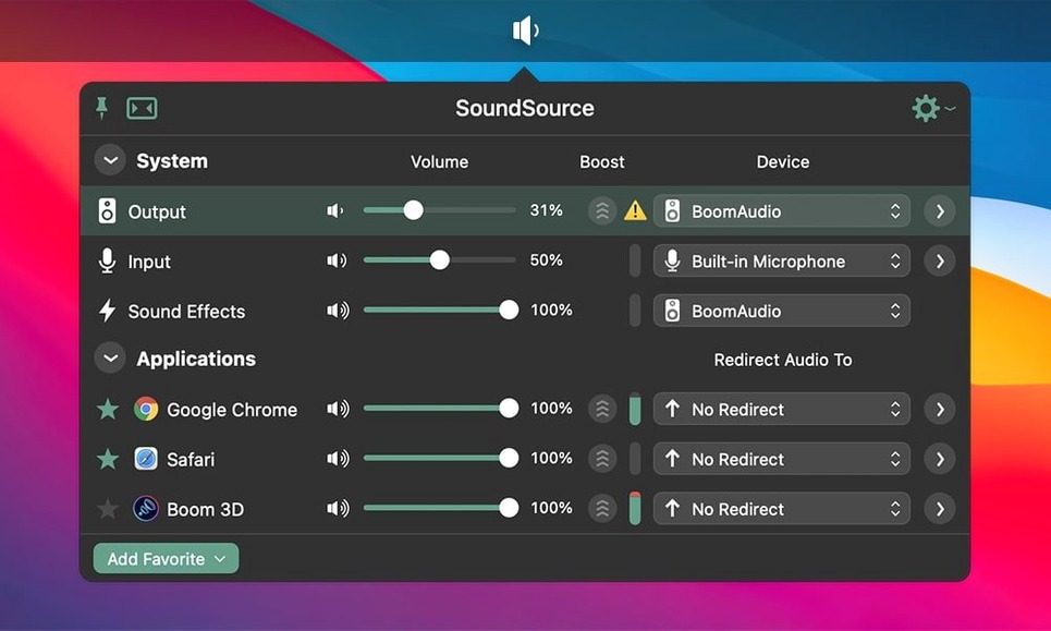 SoundSource macOS window 4