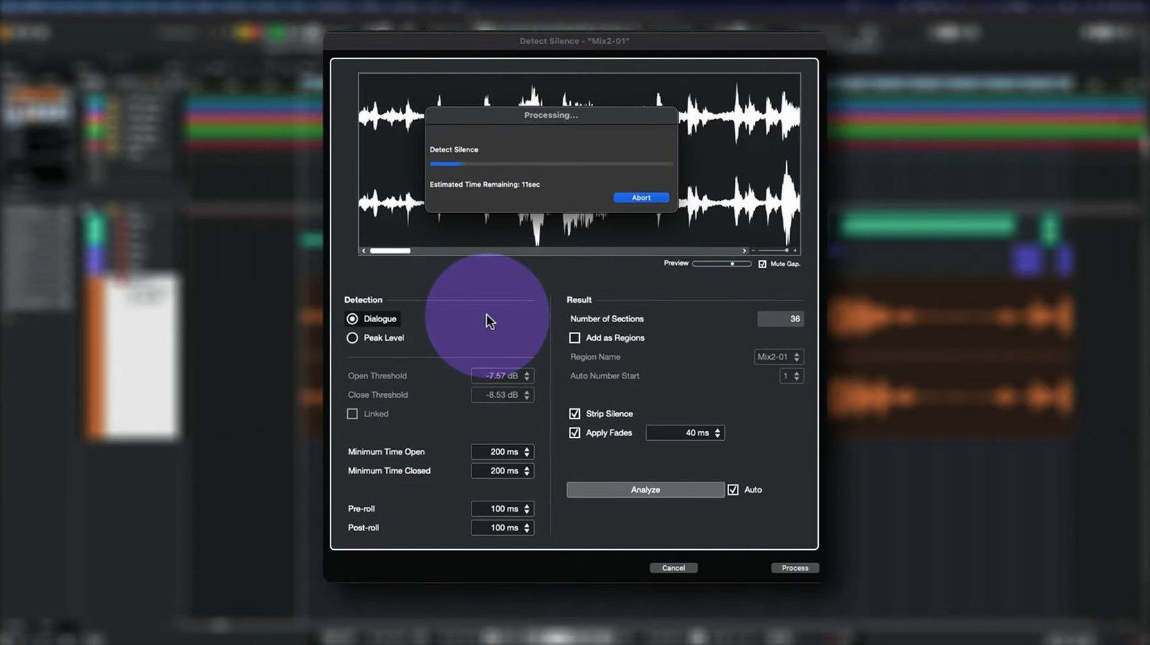 Steinberg Nuendo — example 2 Steinberg Nuendo macOS window 2