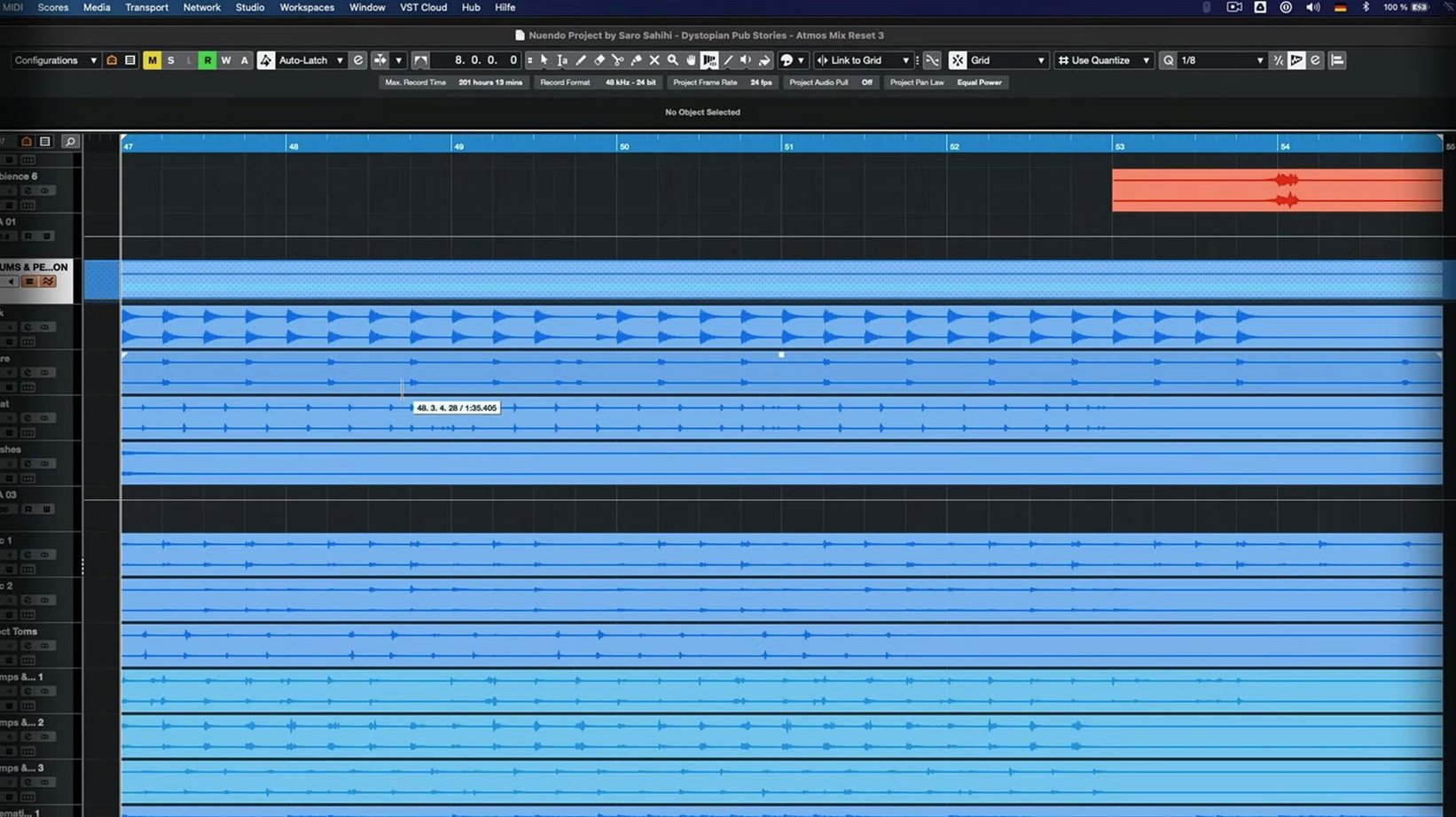 Steinberg Nuendo — example 4 Steinberg Nuendo macOS window 4
