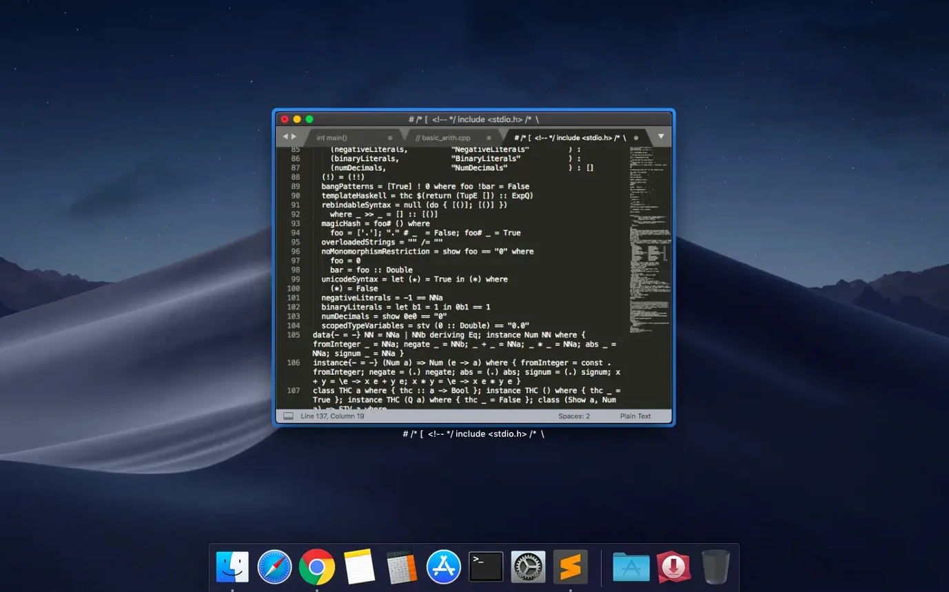 Sublime Text macOS window 4
