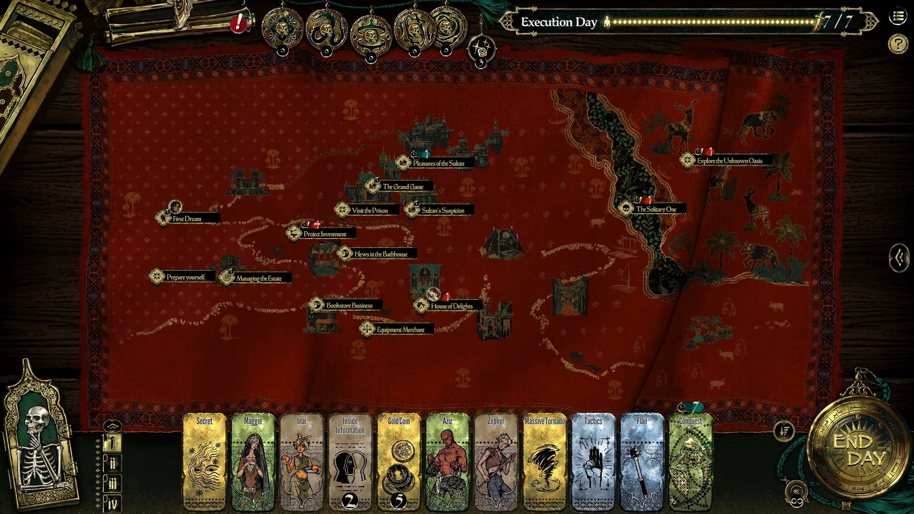 download sultans game for mac: the interface