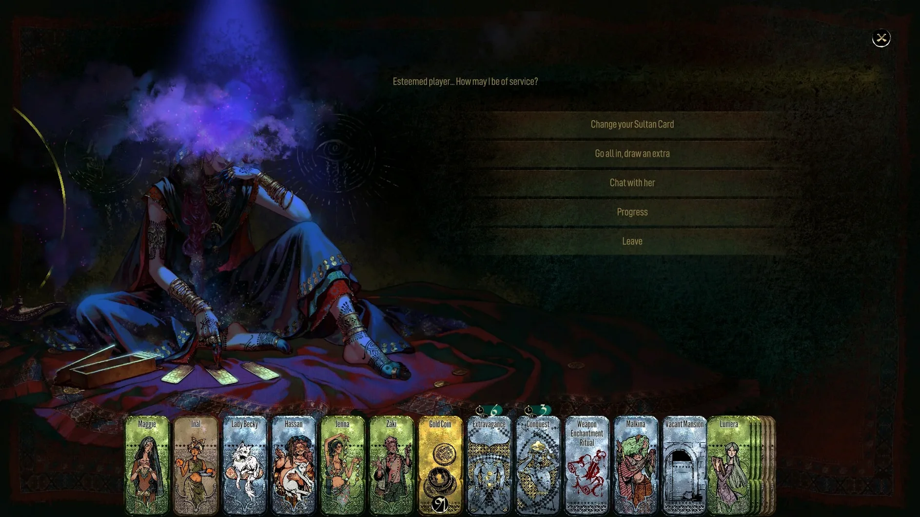 Sultans Game macOS window 2