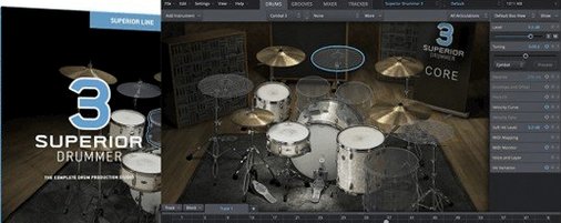 Superior Drummer identity mark