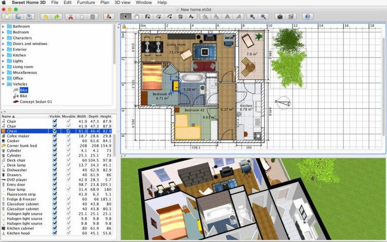 Sweet Home — example 2 Sweet Home macOS window 2