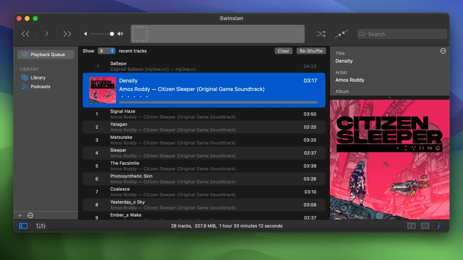 Swinsian walkthrough 1 swinsian mac: the interface