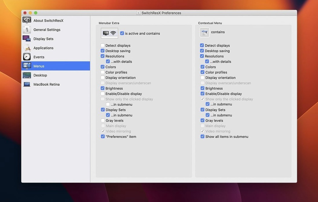 SwitchResX walkthrough 1 switchresx for mac: app overview
