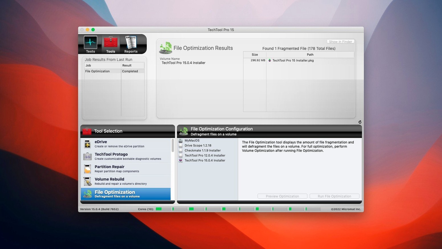 Techtool Pro — example 4 Techtool Pro macOS window 4
