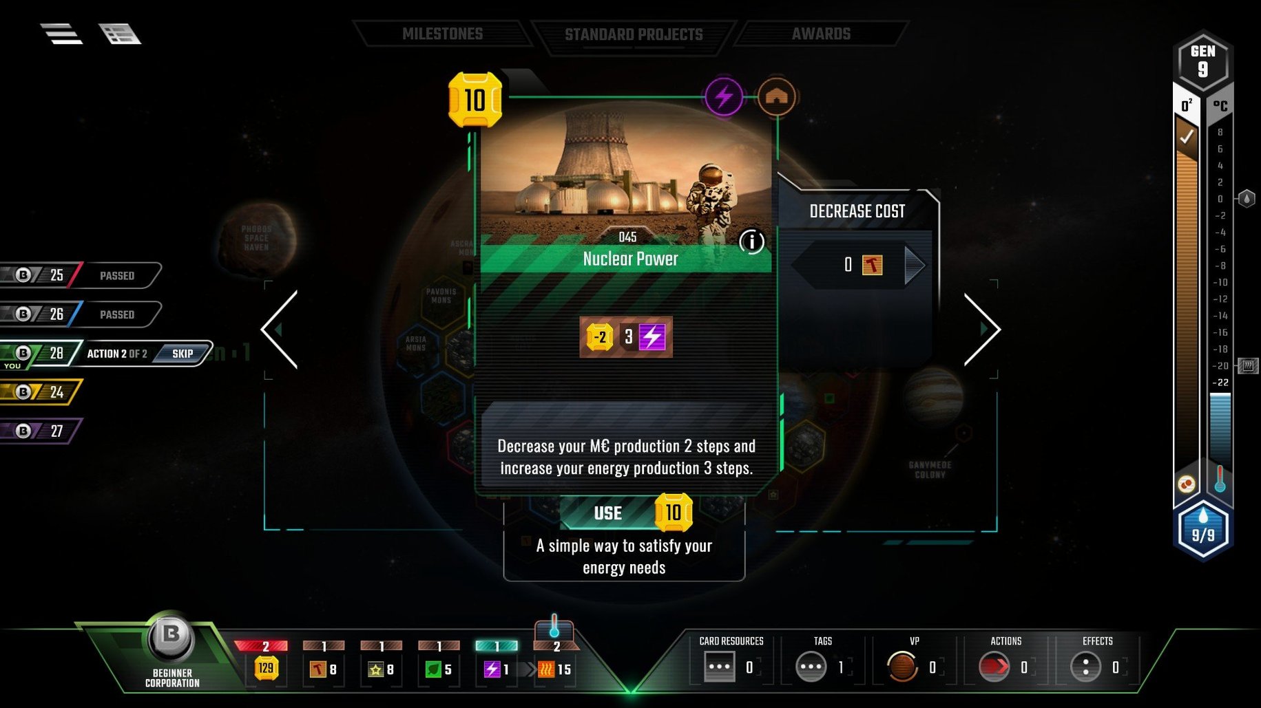 Terraforming Mars walkthrough 4 Terraforming Mars app screen 4