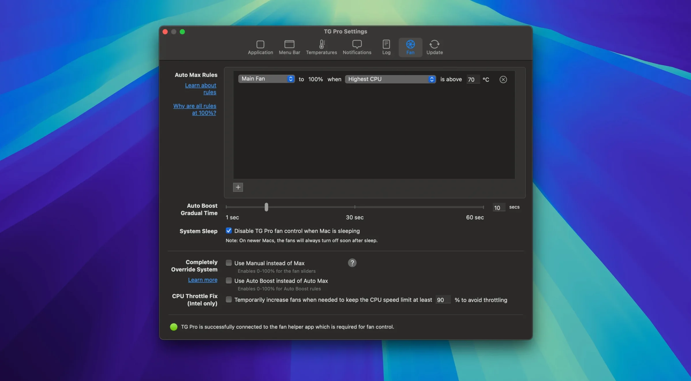 TG Pro macOS window 3