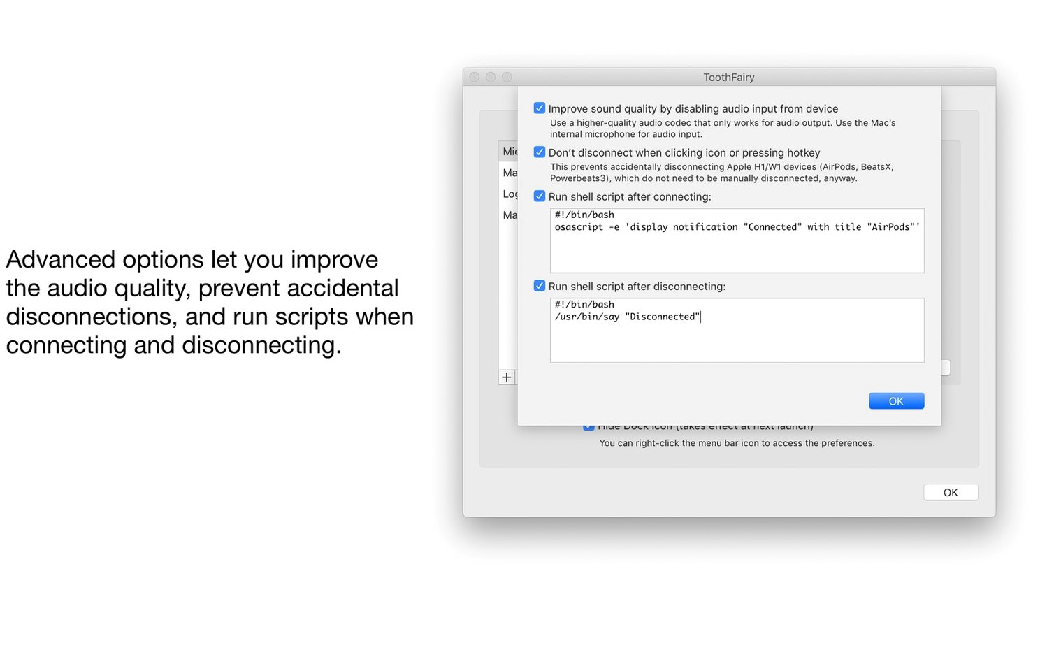 ToothFairy macOS window 3