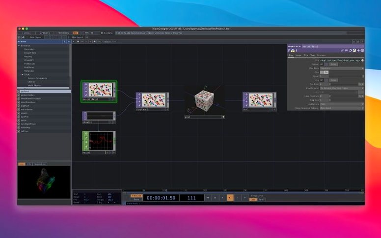 TouchDesigner app screen 2