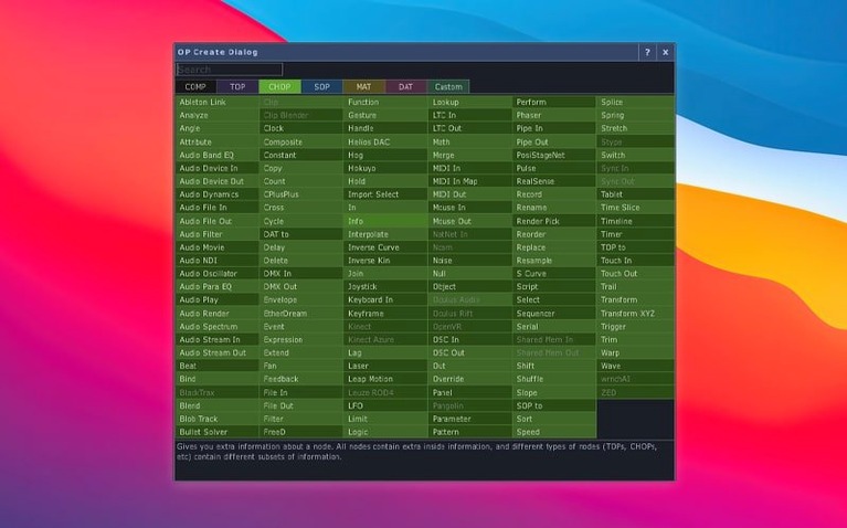TouchDesigner app screen 4