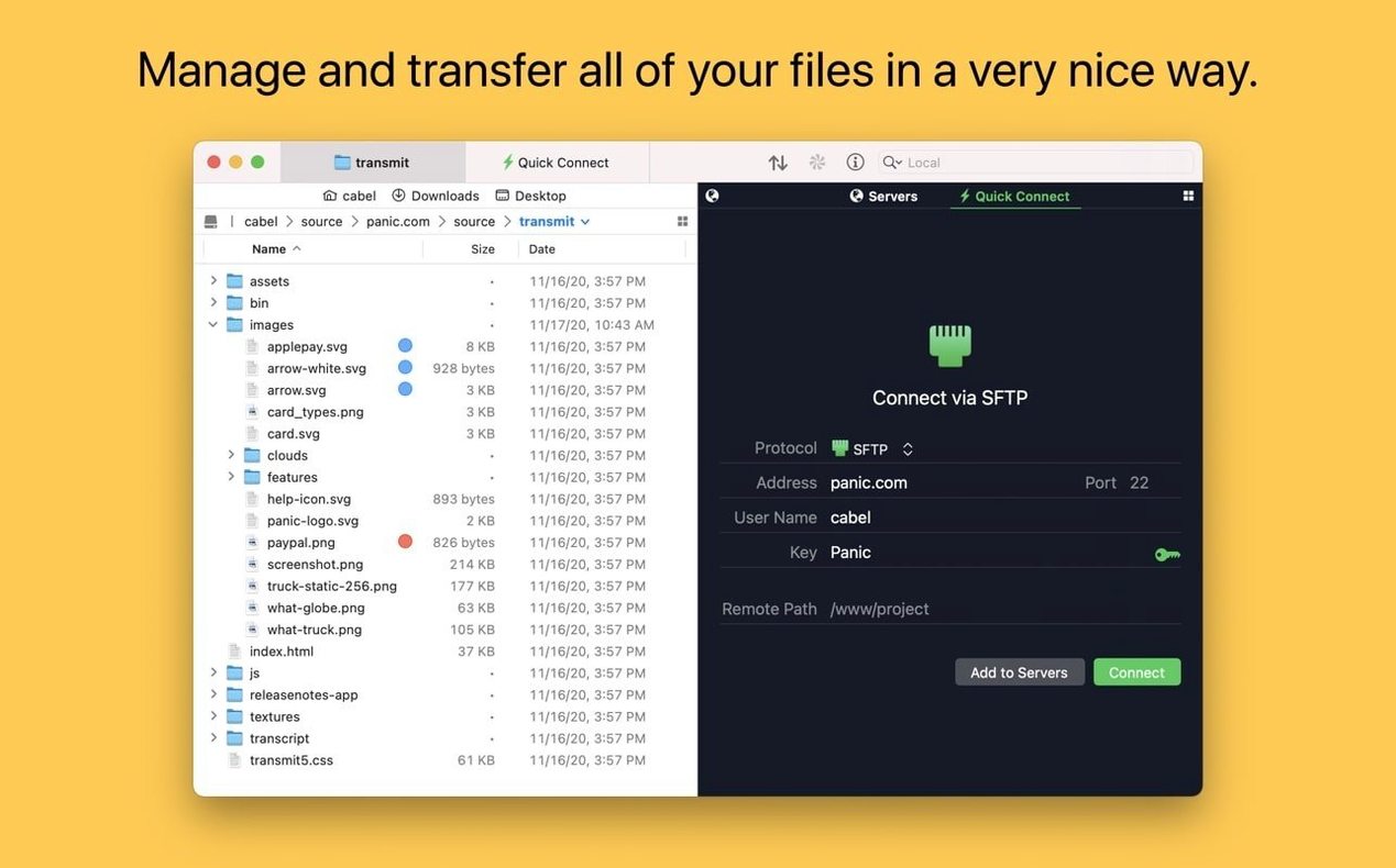 Transmit walkthrough 1 transmit download mac: app overview