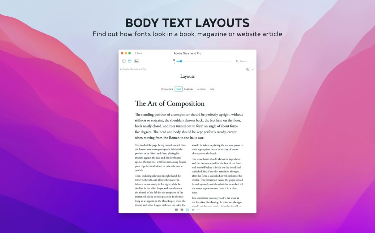 Typeface walkthrough 4 Typeface app screen 4