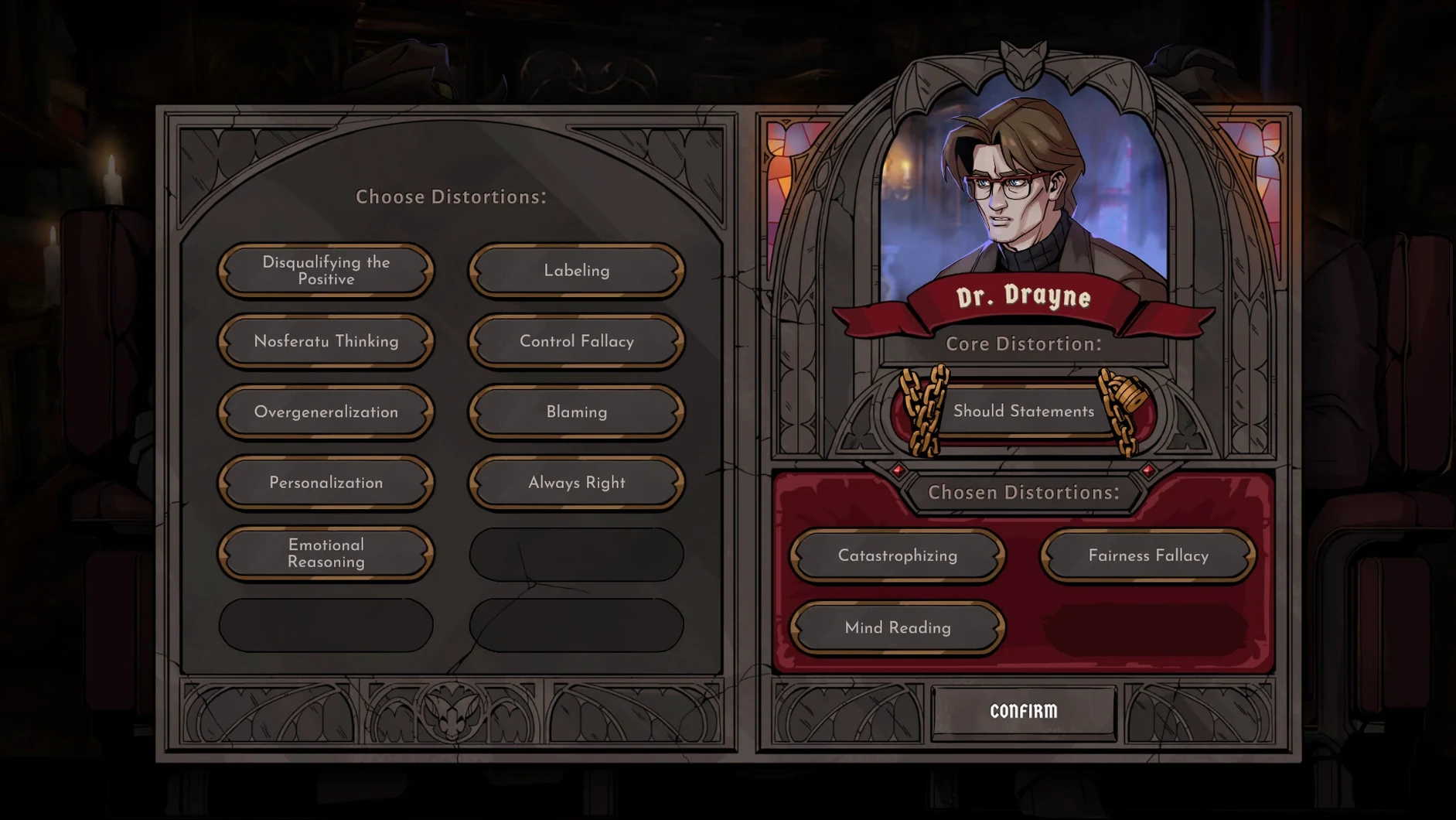 Vampire Therapist app screen 3