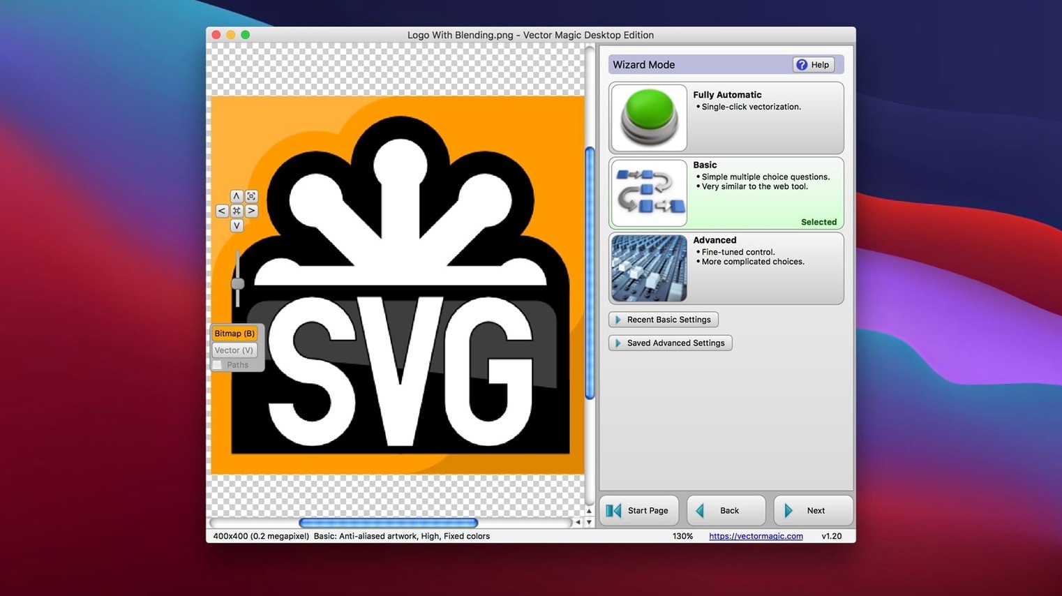 Vector Magic walkthrough 4 Vector Magic app screen 4