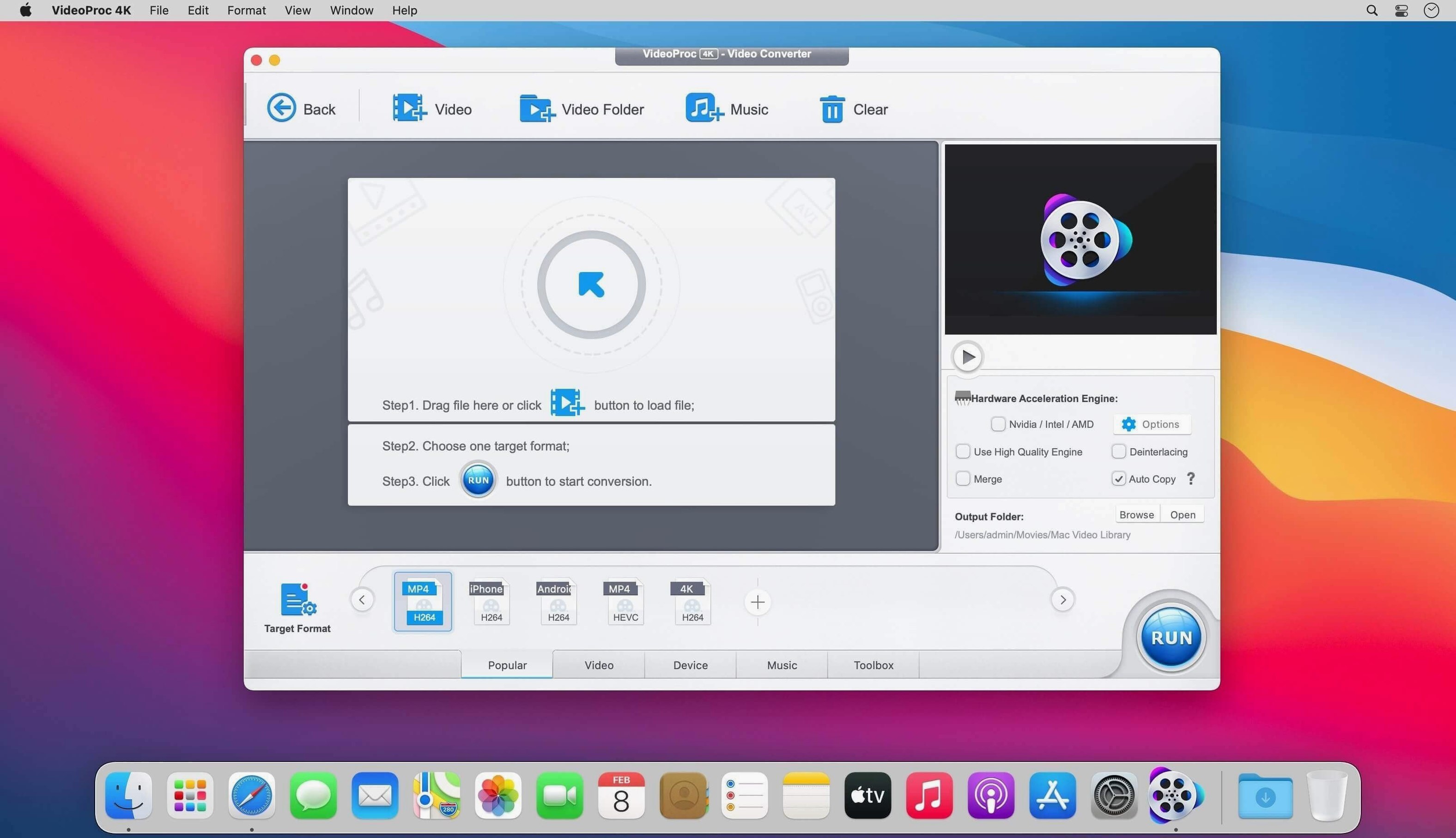 VideoProc Converter app screen 2