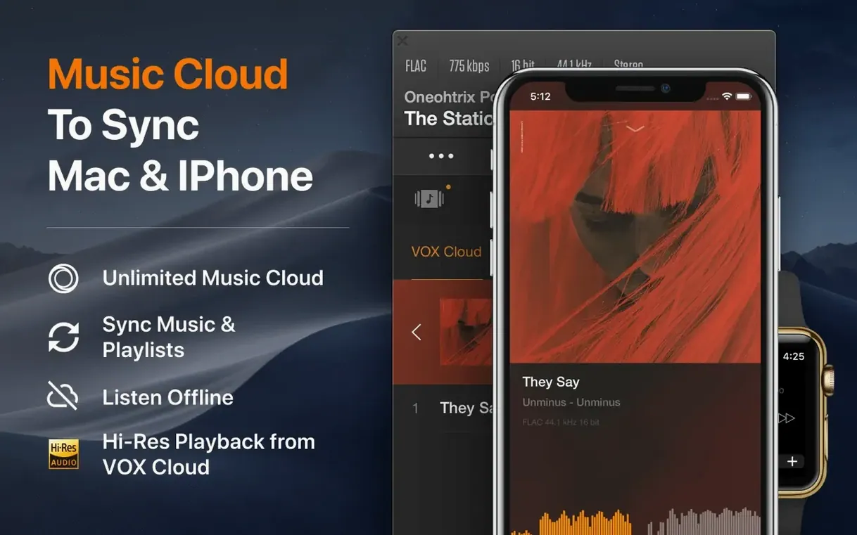 VOX: MP3 & FLAC Music Player walkthrough 1 download vox mp3 & flac music player for mac: app overview