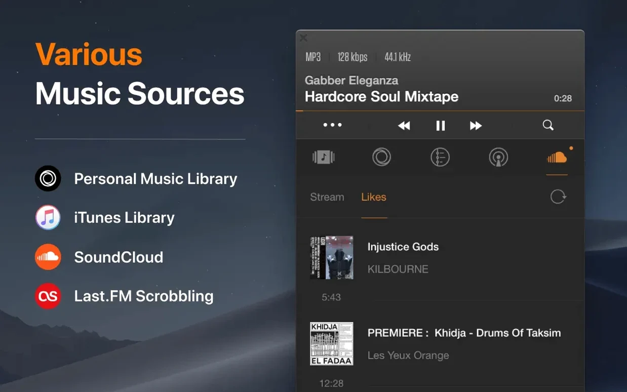 VOX: MP3 & FLAC Music Player walkthrough 3 VOX: MP3 & FLAC Music Player app screen 3