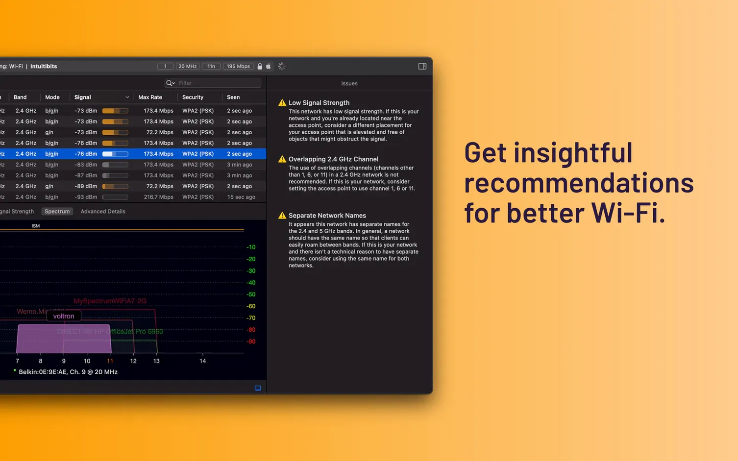 WiFi Explorer Pro 3 app screen 3