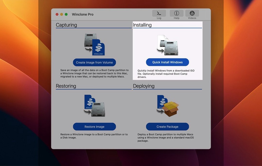 Winclone Pro walkthrough 3 Winclone Pro app screen 3