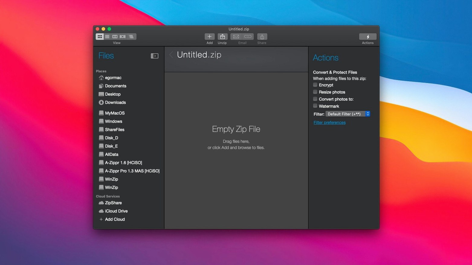 winzip crack for mac: app overview