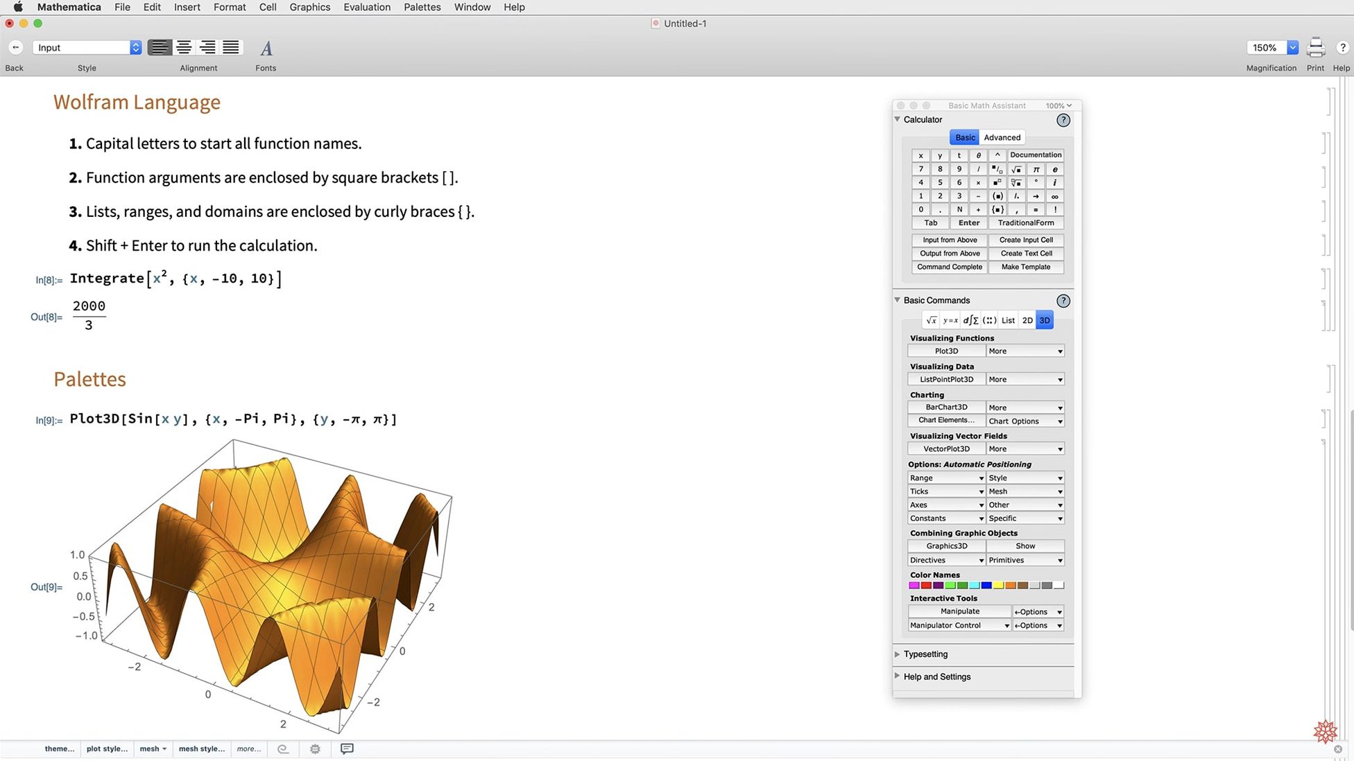 Wolfram Mathematica app screen 4