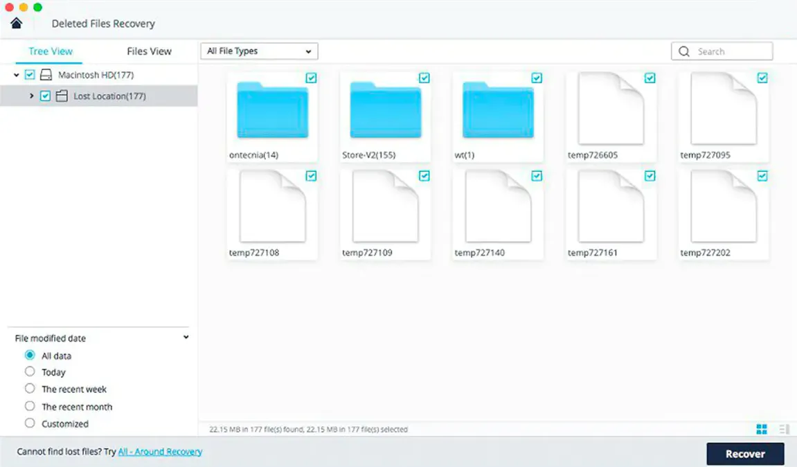 Wondershare Recoverit macOS window 2