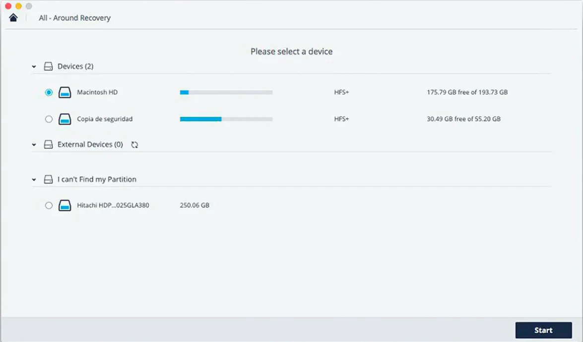 Wondershare Recoverit macOS window 3