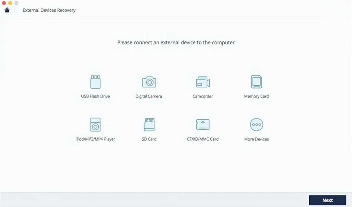 Wondershare Recoverit macOS window 4