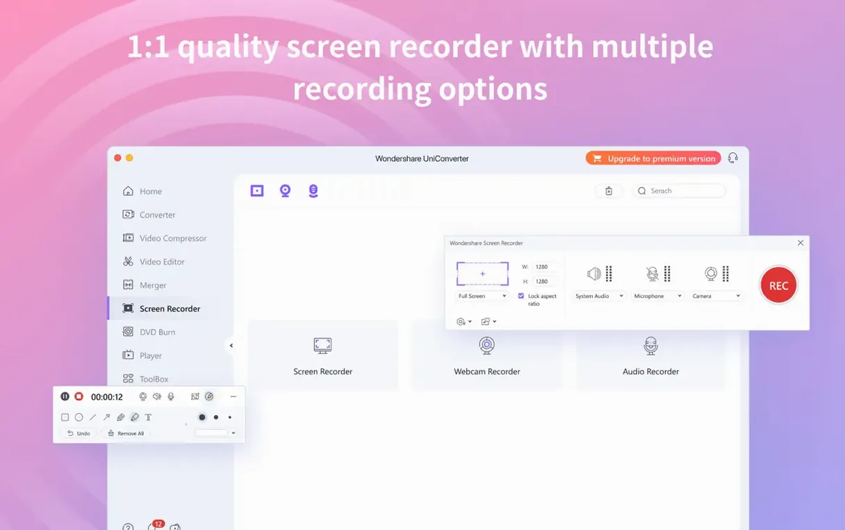 Wondershare UniConverter app screen 3