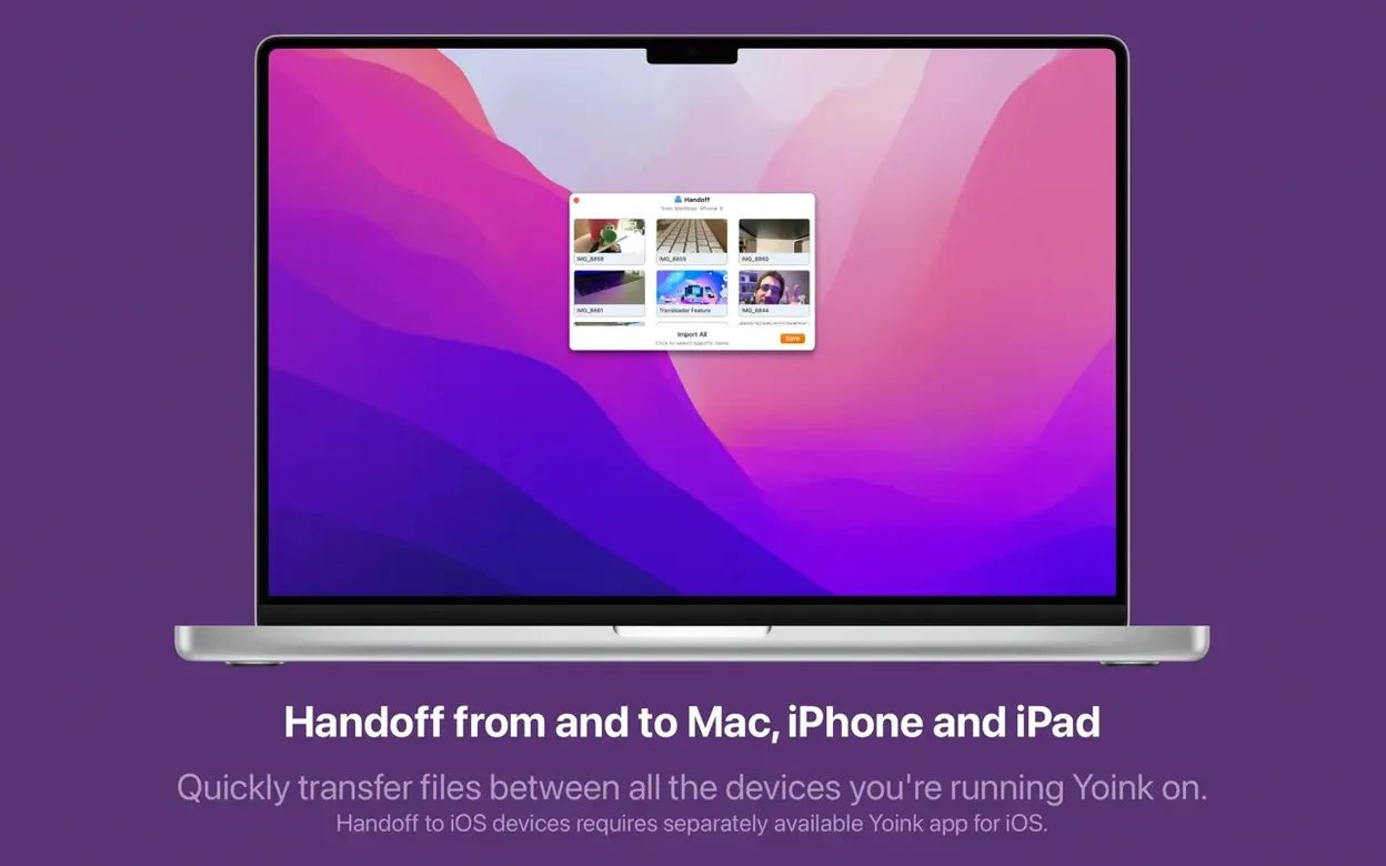 Yoink macOS window 6