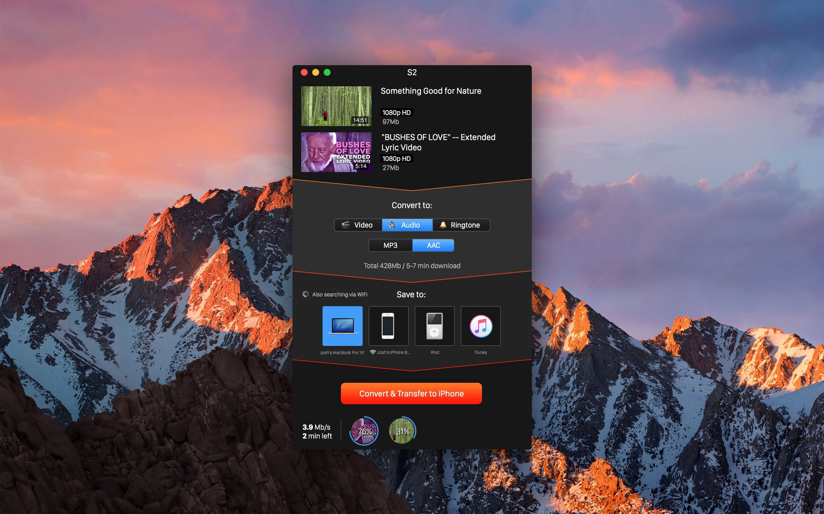 YouTube Converter PRO macOS window 2